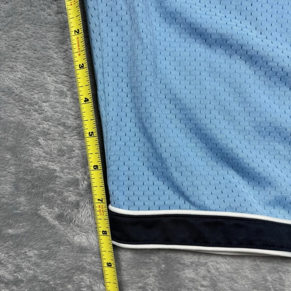 Vintage Nike Blue Active Basketball Shorts Men's Small Mesh Drawstring 2007